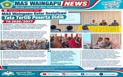MAS Waingapu Gelar Sosialisasi Tata Tertib Peserta Didik TA 2026/2027