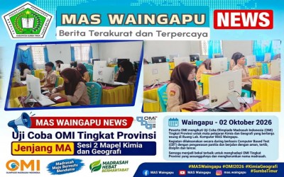 Uji Coba OMI Tingkat Provinsi Jenjang MA Sesi 2 Mapel Kimia dan Geografi