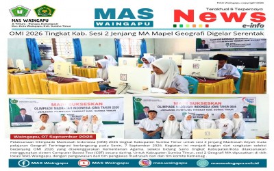 OMI 2026 Tingkat Kabupaten Jenjang MA Digelar di MAS Waingapu, Sesi 2 Geografi Berlangsung Lancar