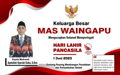 Selamat Hari Lahir Pancasila